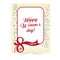 Women s day greeting card march