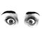 Women`s eyes sketch vector graphic