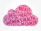 Women`s Health word cloud collage, medical concept background