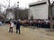 Women`s March Crowd Marching, Washington, DC, USA