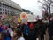 Women`s March, Crowds on Pennsylvania Avenue, Unique Posters and Signs, Washington, DC, USA