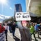 Women`s March Protestor in Downtown Tuscon, Arizona