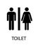 Women`s and Men`s Toilets