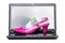 Women\'s online shopping - pink heel