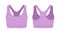 Women`s purple sport bra