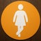 Women`s Restroom Sign Humorous