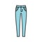 Women`s skinny jeans color icon