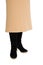 Women\'s skirt and black suede boots