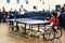 Women\'s Wheelchair Table Tennis Action