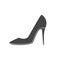 Women shoes icon. Lady high heels shoe outline. Vector illustration