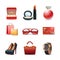 Women Shopping Icon Set