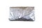 Women silver clutch bag