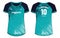 Women Sports Jersey t-shirt design concept Illustration, Raglan round Neck t shirt for girls and Ladies Volleyball jersey,