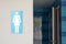 Women toilet rest room sign.