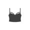 Women top blouse vector icon