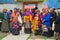 Women at traditional celebration ceremony in Nepal