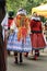 Women in traditional Hungarian dress