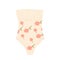 Women vintage one-piece swimsuit. Stylish women\\\'s swimwear. Retro beige beachwear with flowers