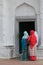 Women visiting the Haft Gumbaz