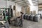 Women working in olives factory controlling fruit fermentation