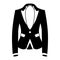 Womens blazer icon, simple style