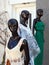 Womens` Clothing on Black Mannequins