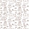 Womens clothing pattern seamless vector