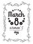 Womens Day March Eight Greeting Card Design Vector