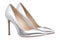 Womens gray glossy shoes