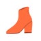 Womens high-heeled boots. Boots.