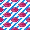 Womens Lips Seamless Pattern Vector Illustration