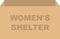 Womens Shelter Donation Box Vector