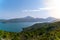 The wondefull view on the tracking path in the Sai Kung East Country Park in Hong Kong