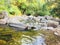 Wonder of srilanka nature river with rocks