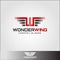 Wonder Wing - Stylish Letter W Logo With Wings Concept