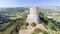 Wonderful aerial view of Rocca di Castiglione, Val D\'Orcia - Tus