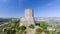 Wonderful aerial view of Rocca di Castiglione, Val D\'Orcia - Tus