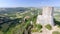 Wonderful aerial view of Rocca di Castiglione, Val D\'Orcia - Tus