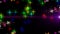 Wonderful christmas animation with stars and lights, loop HD 1080p