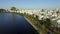 Wonderful city. Wonderful places in the world. Lagoon and neighborhood of Ipanema in Rio de Janeiro, Brazil.