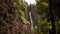 wonderful clear waterfall, hiking in America to the Wakina Falls, Oregon.