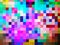 A wonderful colorful illustration of digital pattern of multi-colored squares