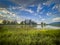 Wonderful colourful landscapes near Wocherhafen at the Lake Constance