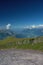 Wonderful day in the alps at the mount Pizol in Switzerland 7.8.2020