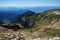 Wonderful dolomite mountains landscape / gardena valley / schlern peak