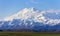 Wonderful Elbrus in light clouds. The Caucasus.
