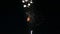Wonderful fireworks show illuminated the night sky