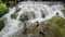 Wonderful fresh water rapids waterfalls river flowing.