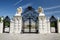 Wonderful front view of the main gate of Belvedere palace in Vie