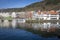 Wonderful harbor in Bergen in Norway